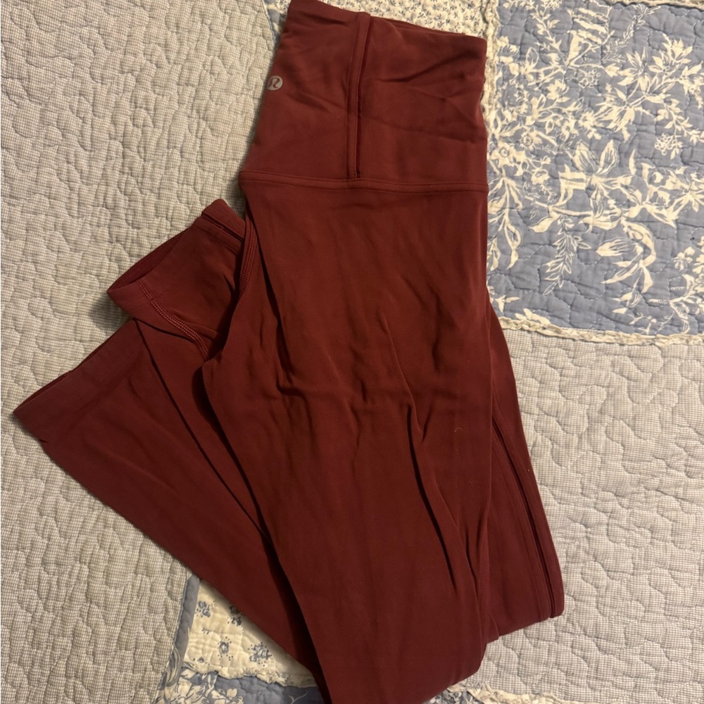lululemon athletica Maroon Leggings